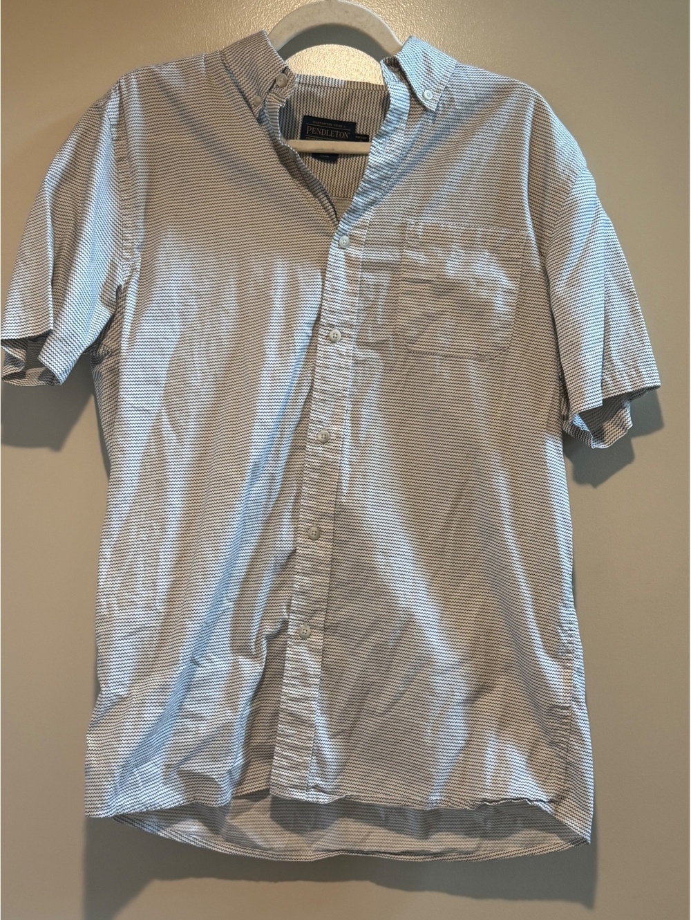 Pendleton Short Sleeve Fitted Shirt Size S